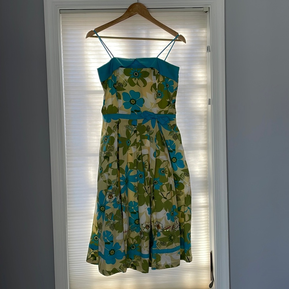 hawaiian print dress